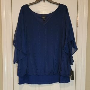 ALYX, women's blouse, blue, 3XL, NWT